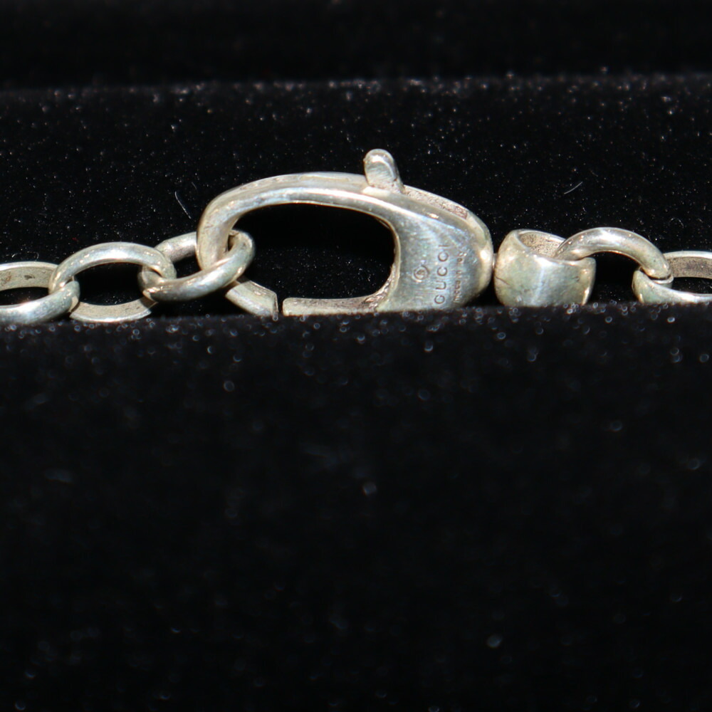 Gucci Interlocking Necklace Silver - image 6